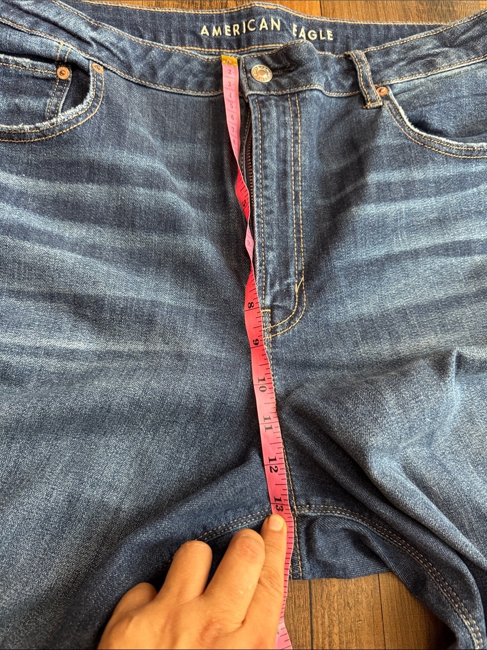 American Eagle Dark Blue wide leg - Picture 11 of 13